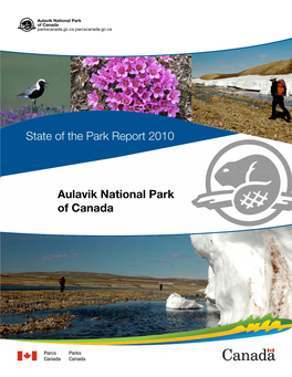 State of the Park Report 2010 Aulavik National Park of Canada