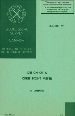 Design of a Curie Point Meter