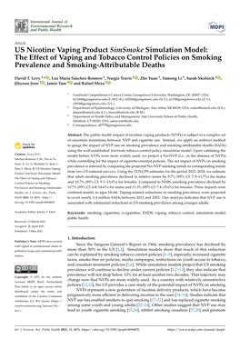 The Effect of Vaping and Tobacco Control Policies on Smoking Prevalence and Smoking-Attributable Deaths