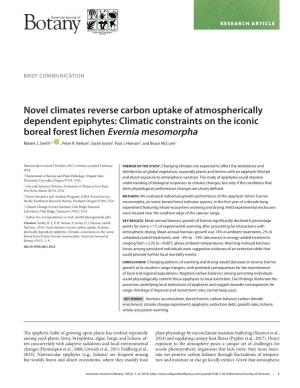 Climatic Constraints on the Iconic Boreal Forest Li