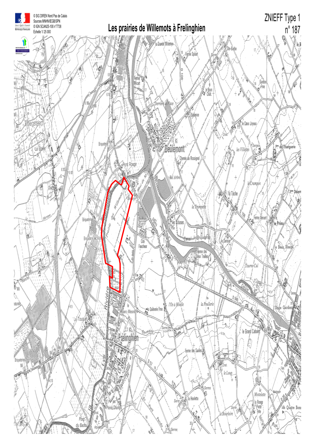 Les Prairies De Willemots À Frelinghien ZNIEFF Type 1 N°