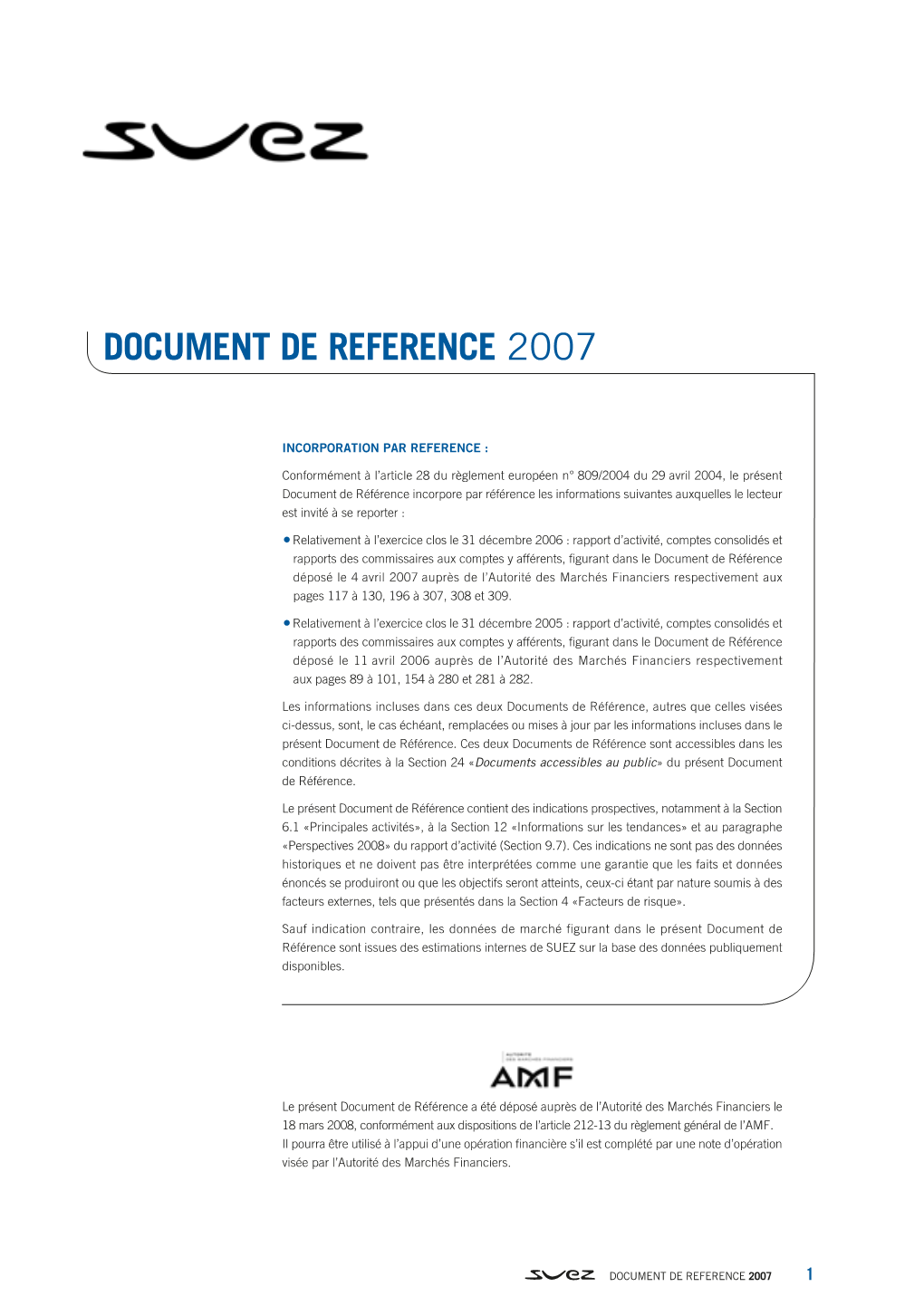 2007 Document De Re Fe Rence