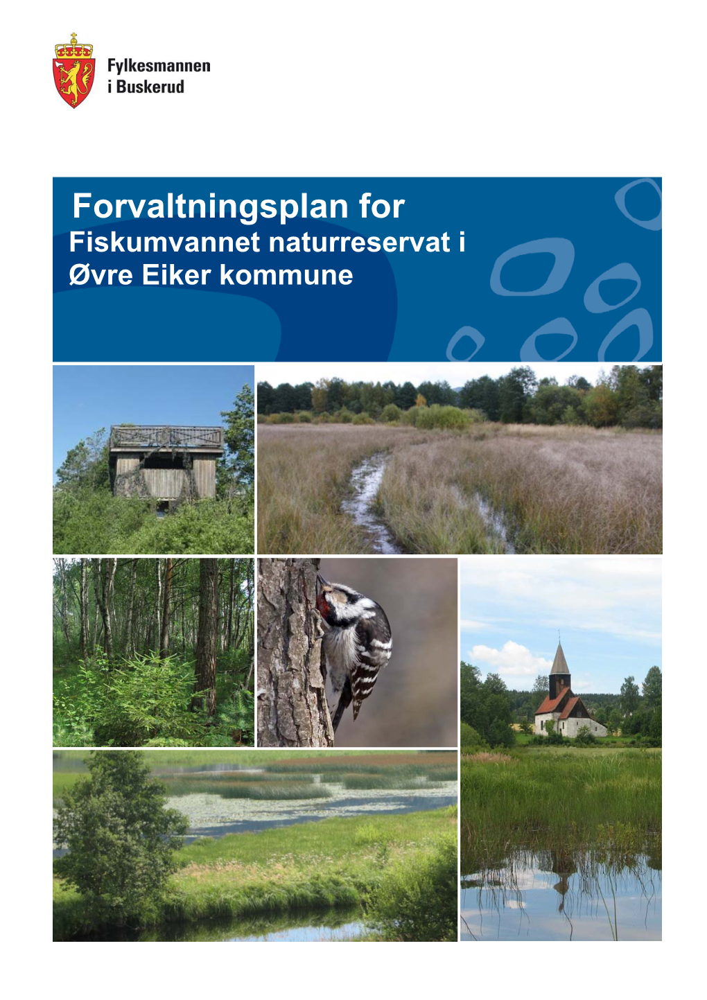 Forvaltningsplan for Fiskumvannet Naturreservat I Øvre Eiker Kommune Fylkesmannen I Buskerud Forvaltningsplan for Fiskumvannet Naturreservat 2