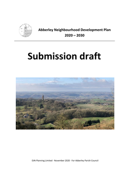 Pdf Abberley Draft Neighbourhood Development Plan