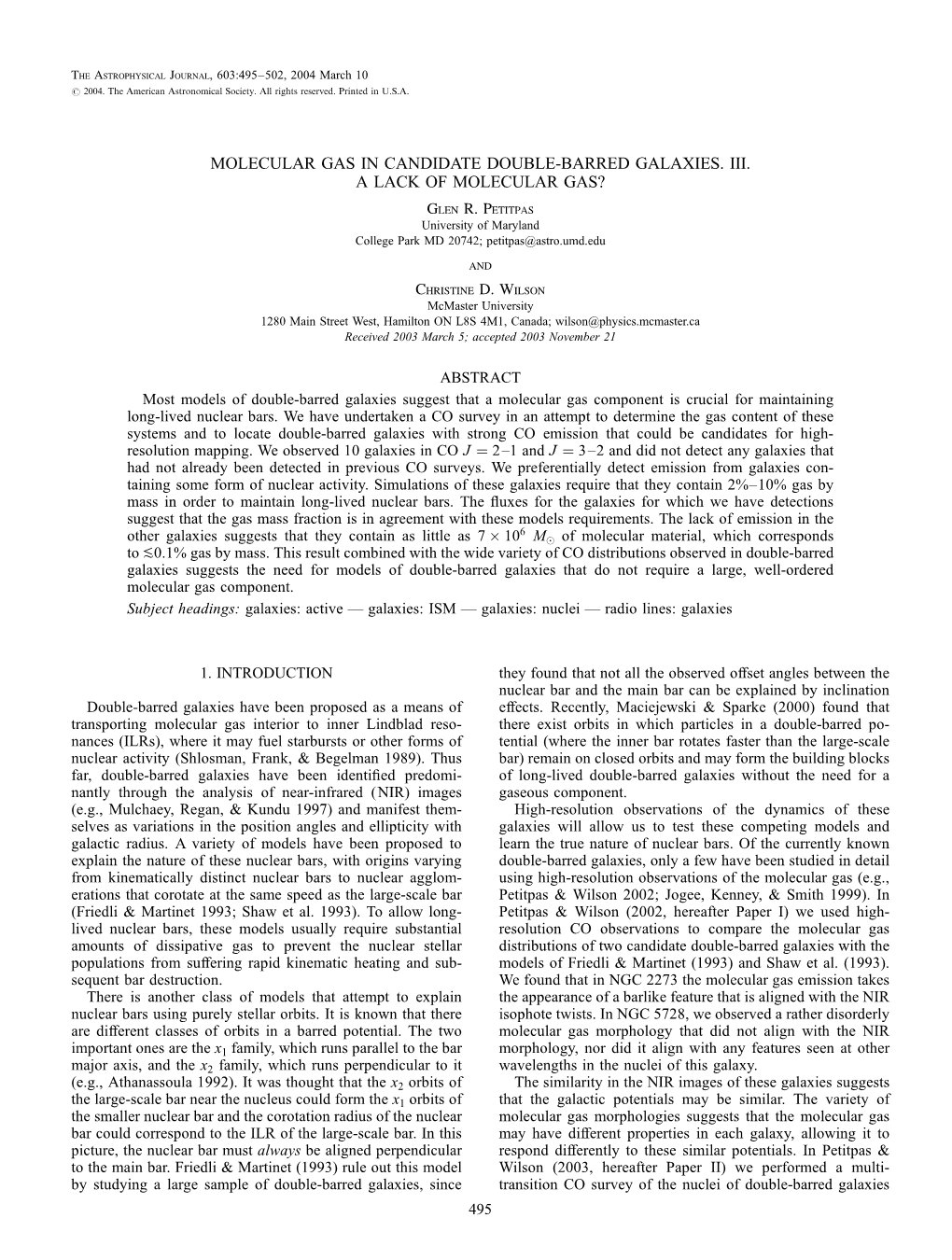 Molecular Gas in Candidate Double-Barred Galaxies. Iii