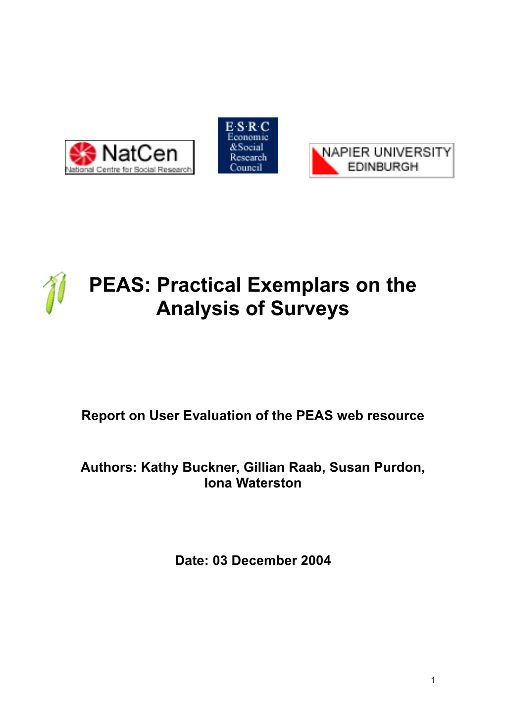 PEAS: Practical Exemplars on the Analysis of Surveys