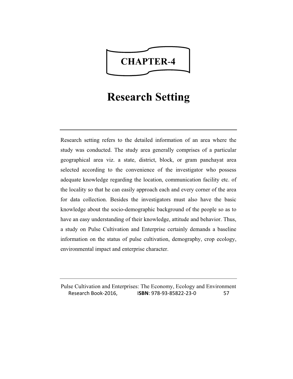 Research Setting
