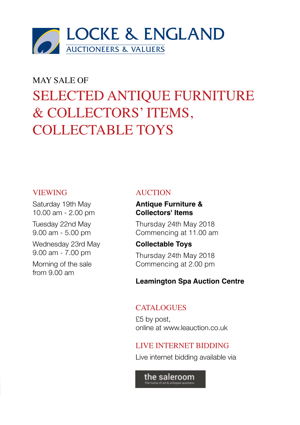 Selected Antique Furniture & Collectors' Items
