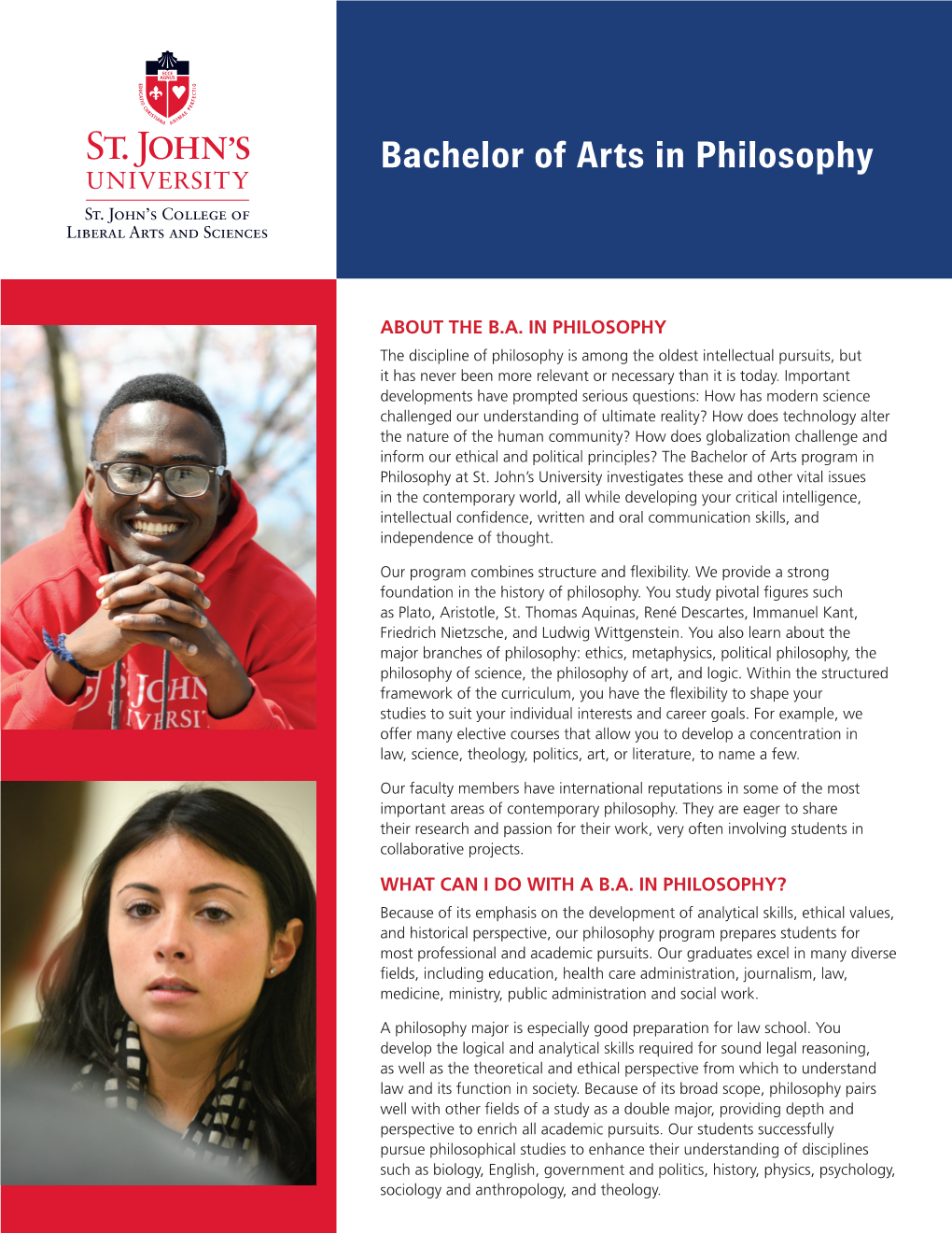 Bachelor of Arts in Philosophy