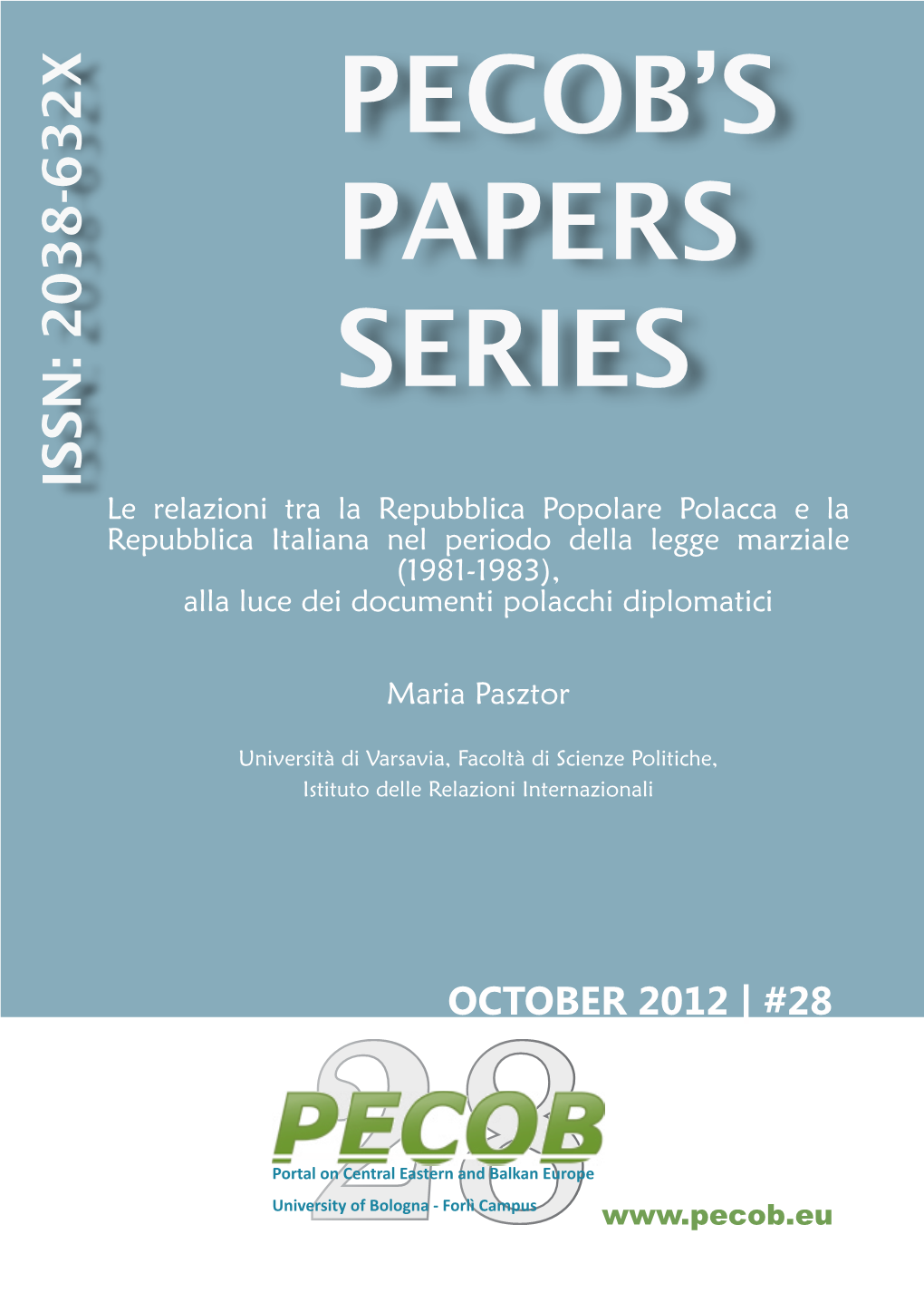 Pecob's Papers Series