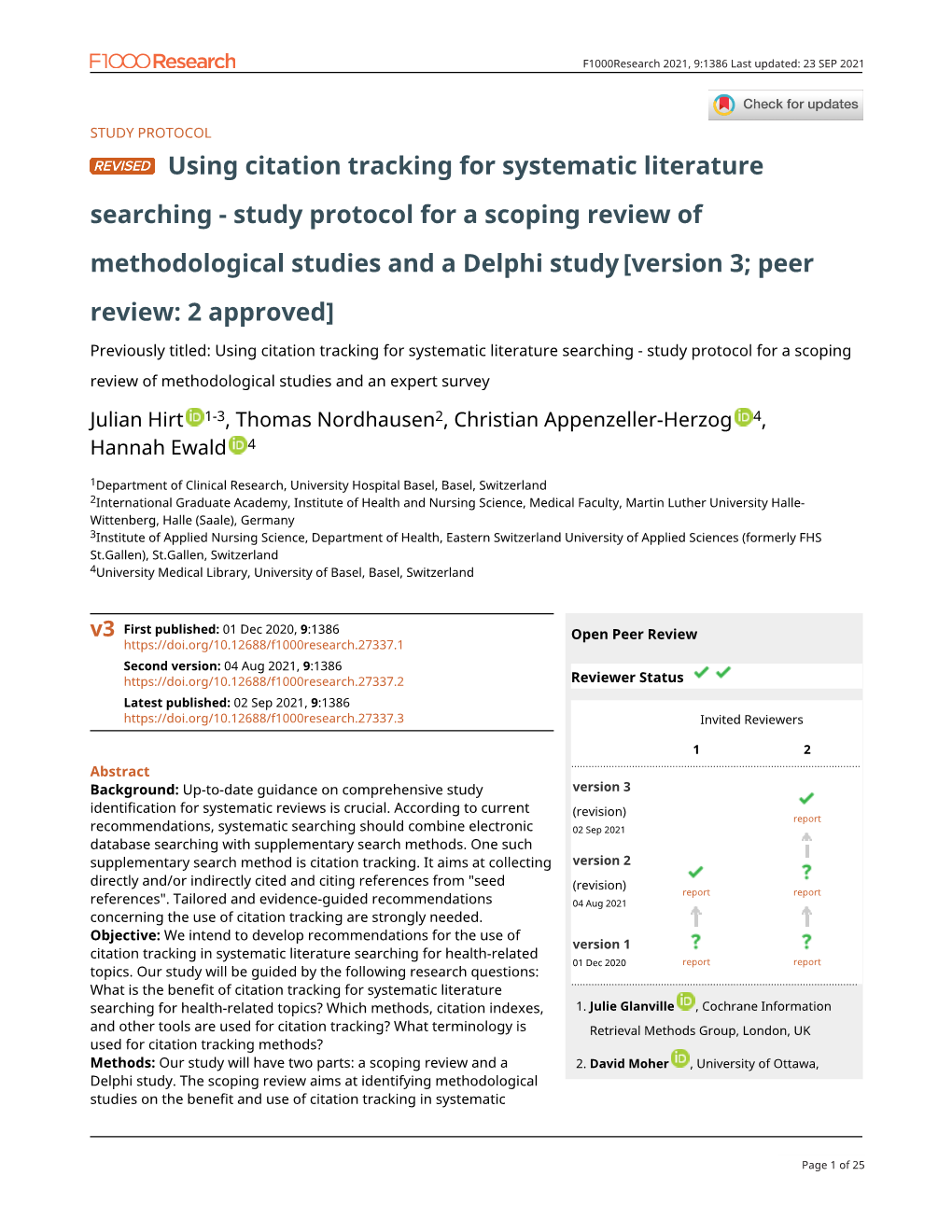 Using Citation Tracking for Systematic Literature Searching