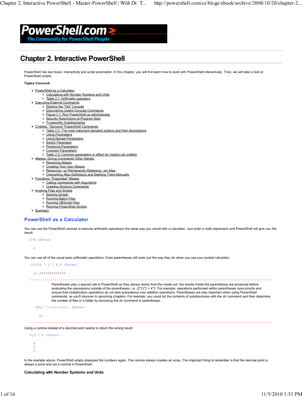 Chapter 2. Interactive Powershell - Master-Powershell | with Dr