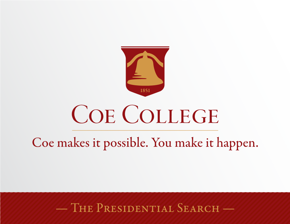 Presidential Search Profile