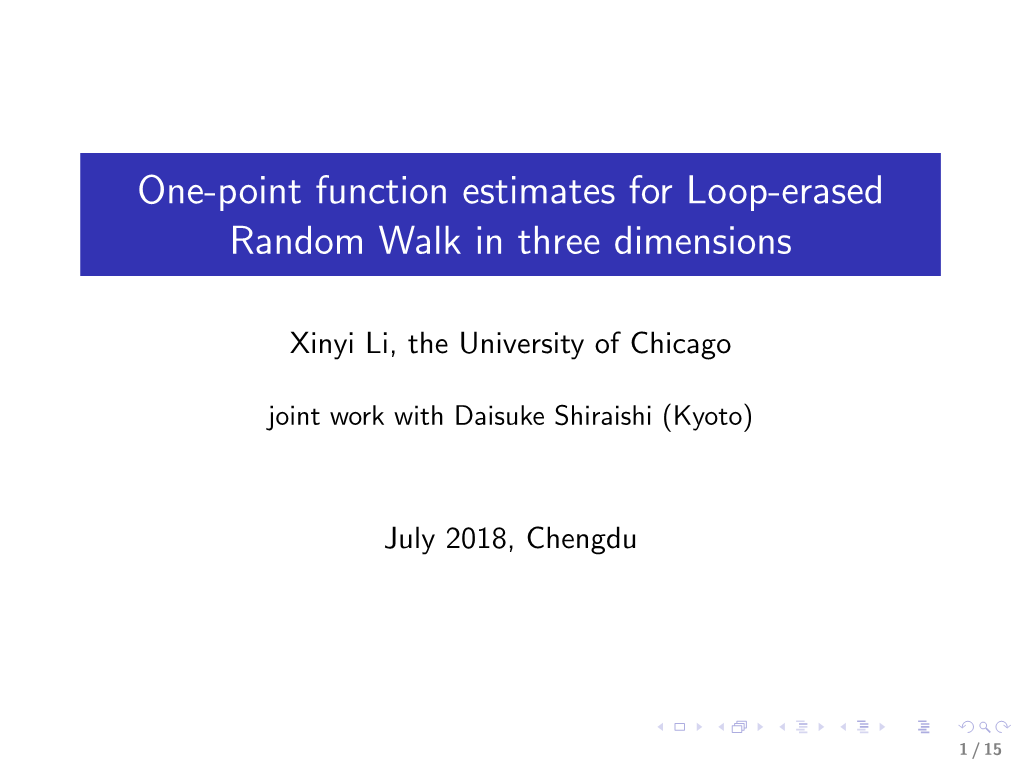 One-Point Function Estimates for Loop-Erased Random Walk in Three Dimensions