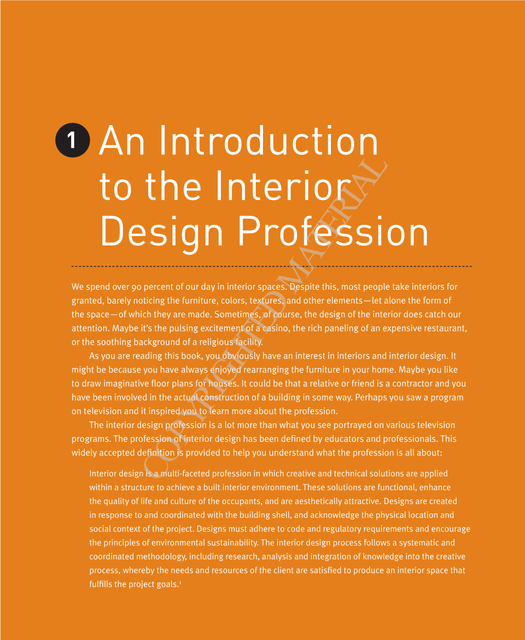 An Introduction to the Interior Design Profession