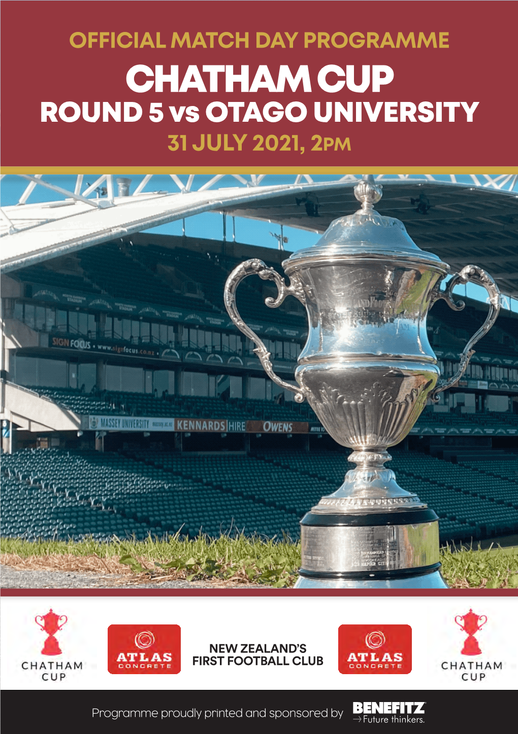 CHATHAM CUP ROUND 5 Vs OTAGO UNIVERSITY 31 JULY 2021, 2PM