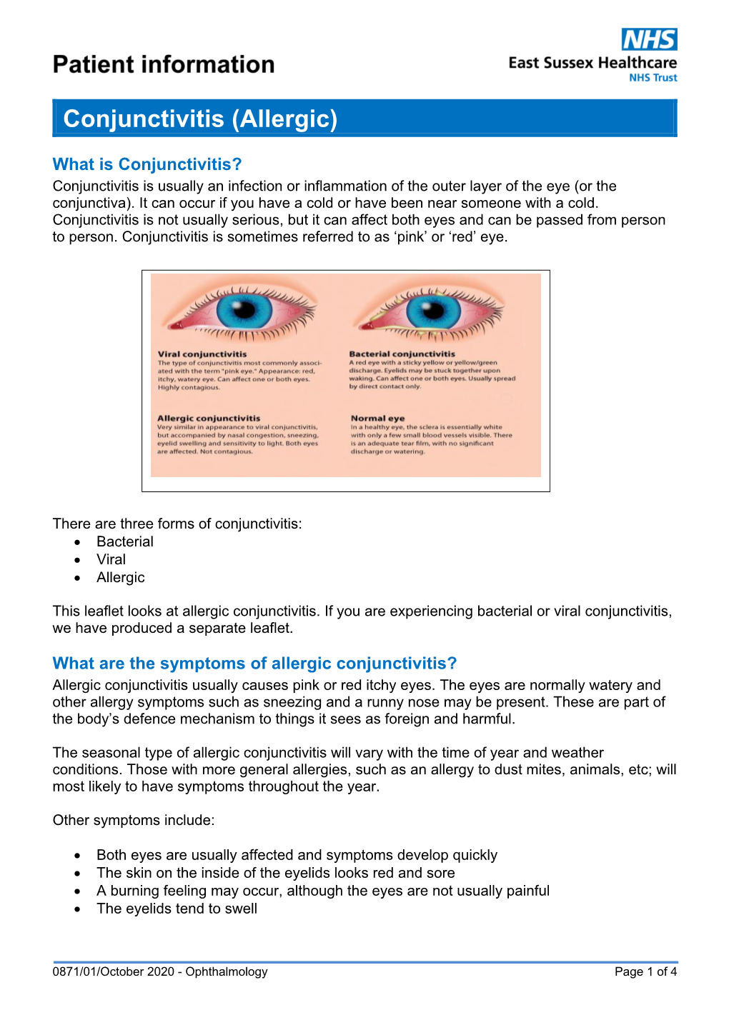 Conjunctivitis (Allergic)