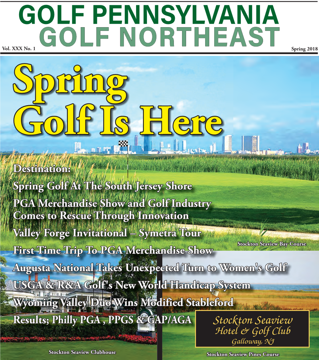 GOLF PENNSYLVANIA GOLF NORTHEAST Spring 2018