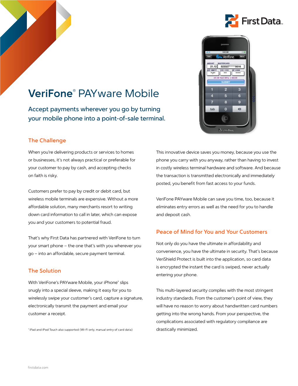 Verifone® Payware Mobile