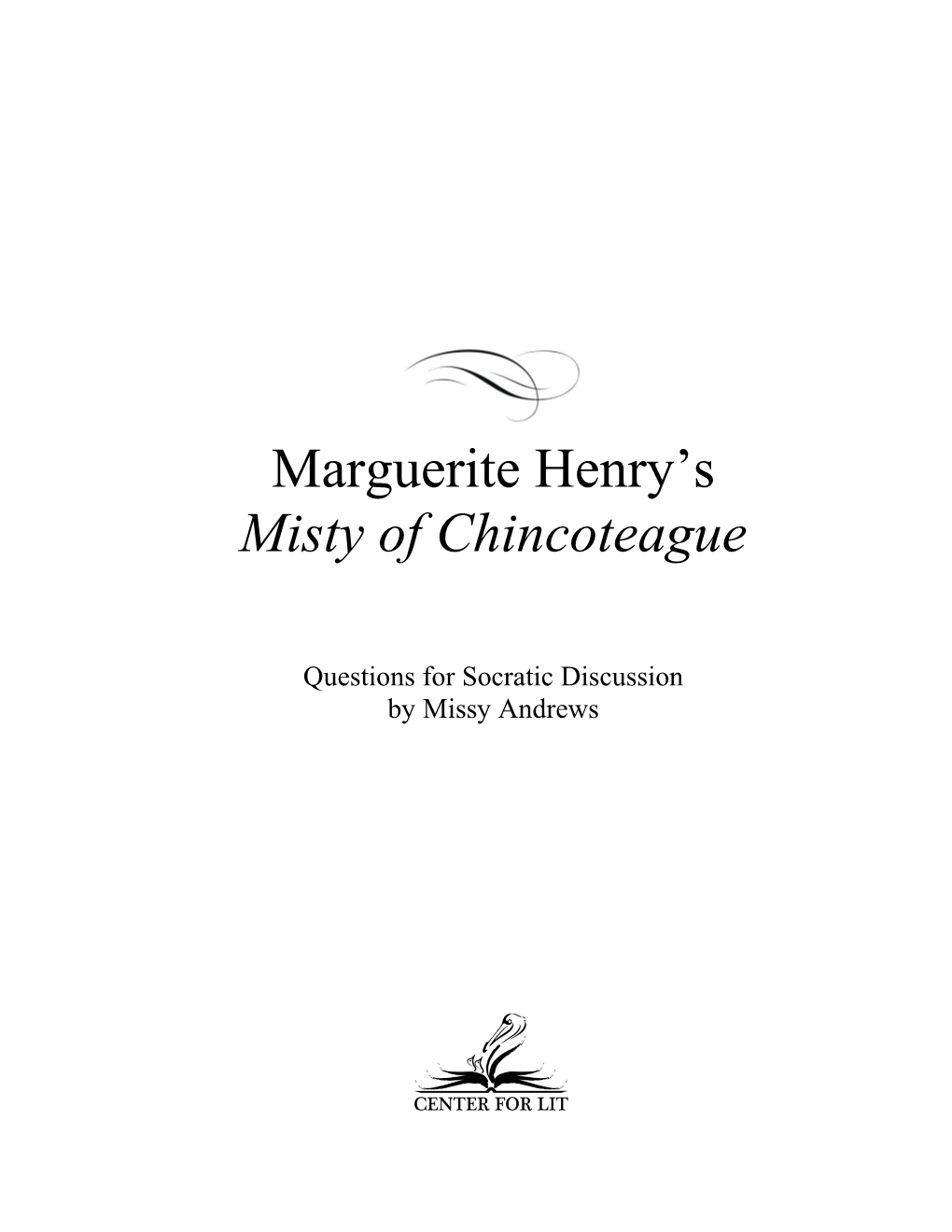 Marguerite Henry's Misty of Chincoteague