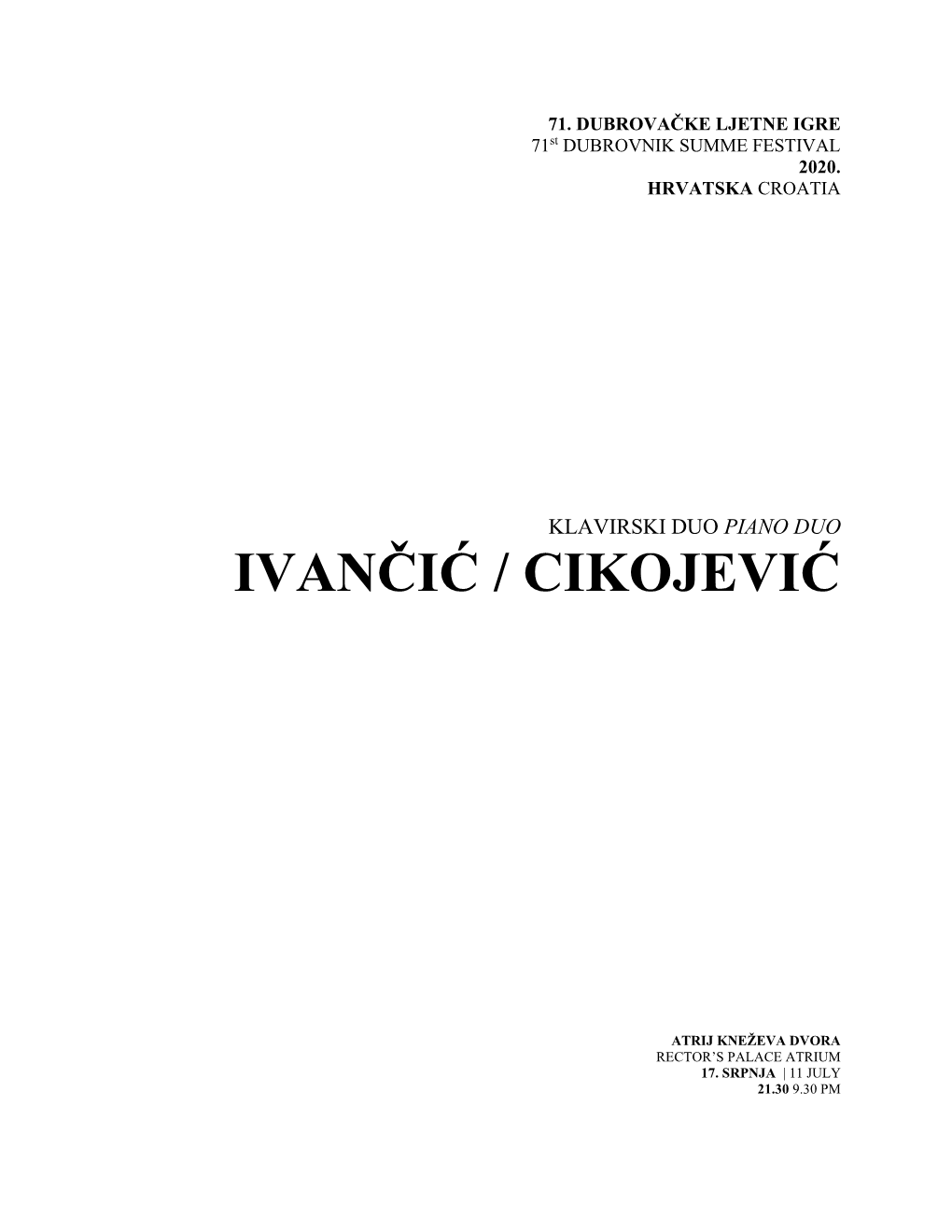 Ivančić / Cikojević