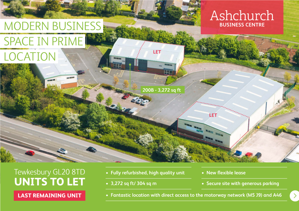 Ashchurch MODERN BUSINESS BUSINESS CENTRE SPACE in PRIME LOCATION LET
