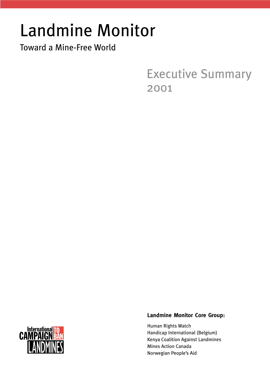 Executive Summary 2001