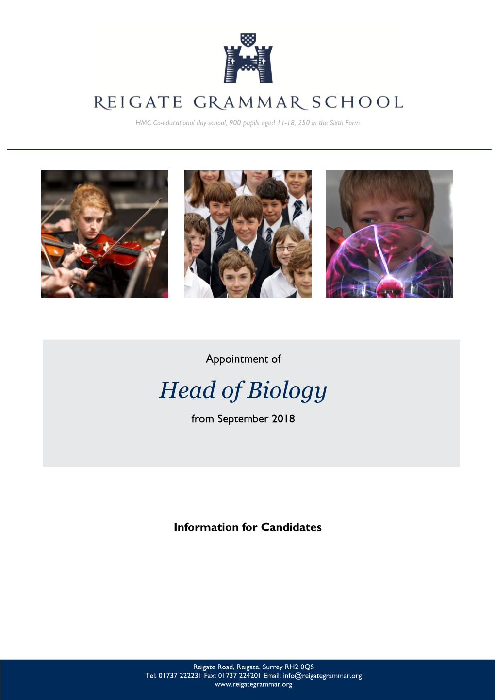 Head of Biology