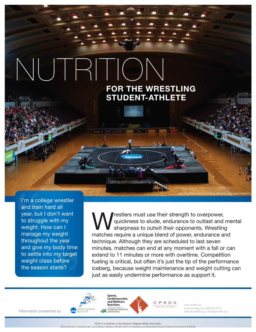 Nutrition for the Wrestling Student-Athlete