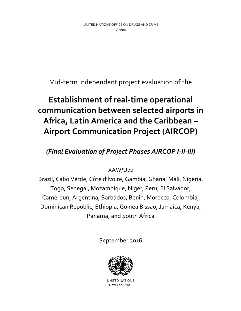 Airport Communication Project (AIRCOP)