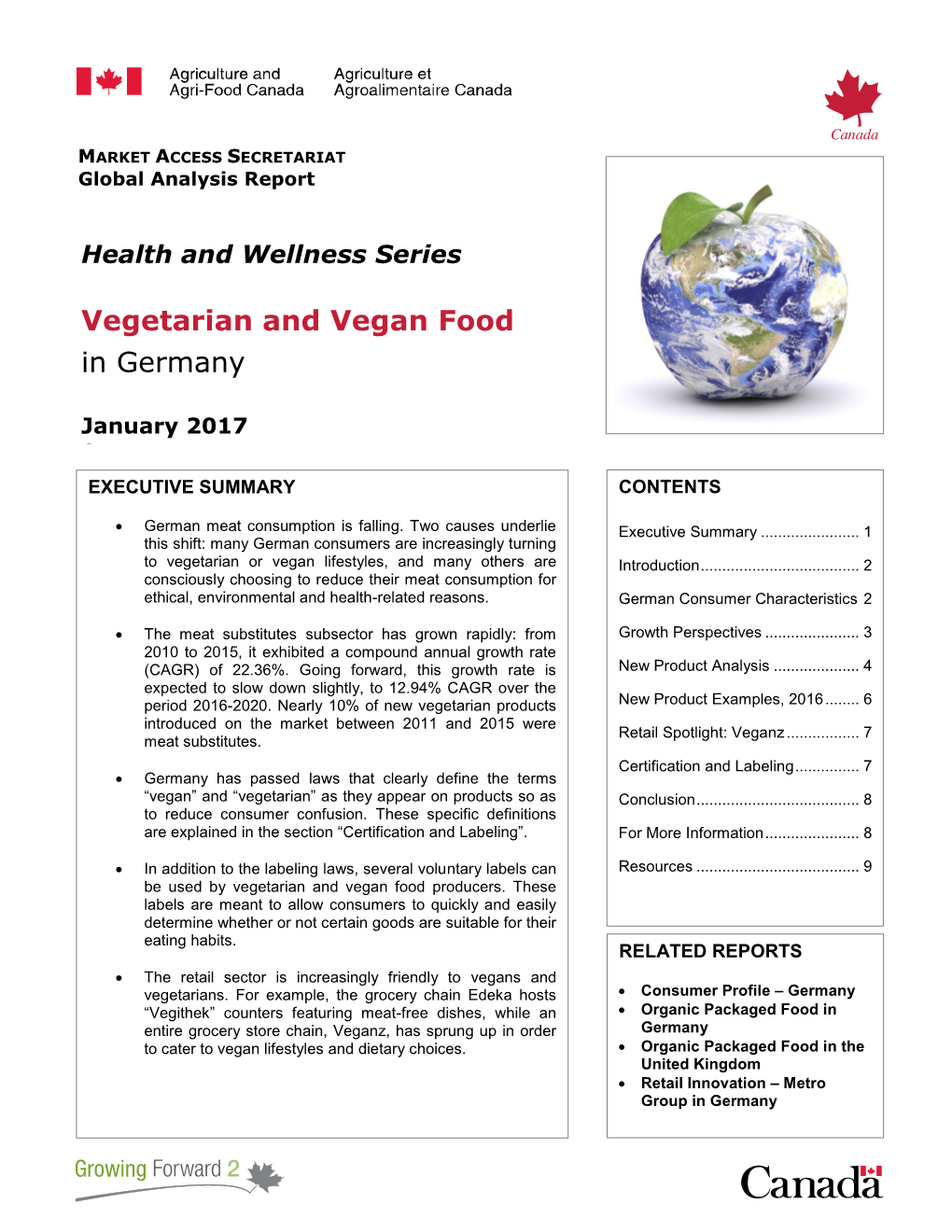 Vegetarian and Vegan Food in Germany