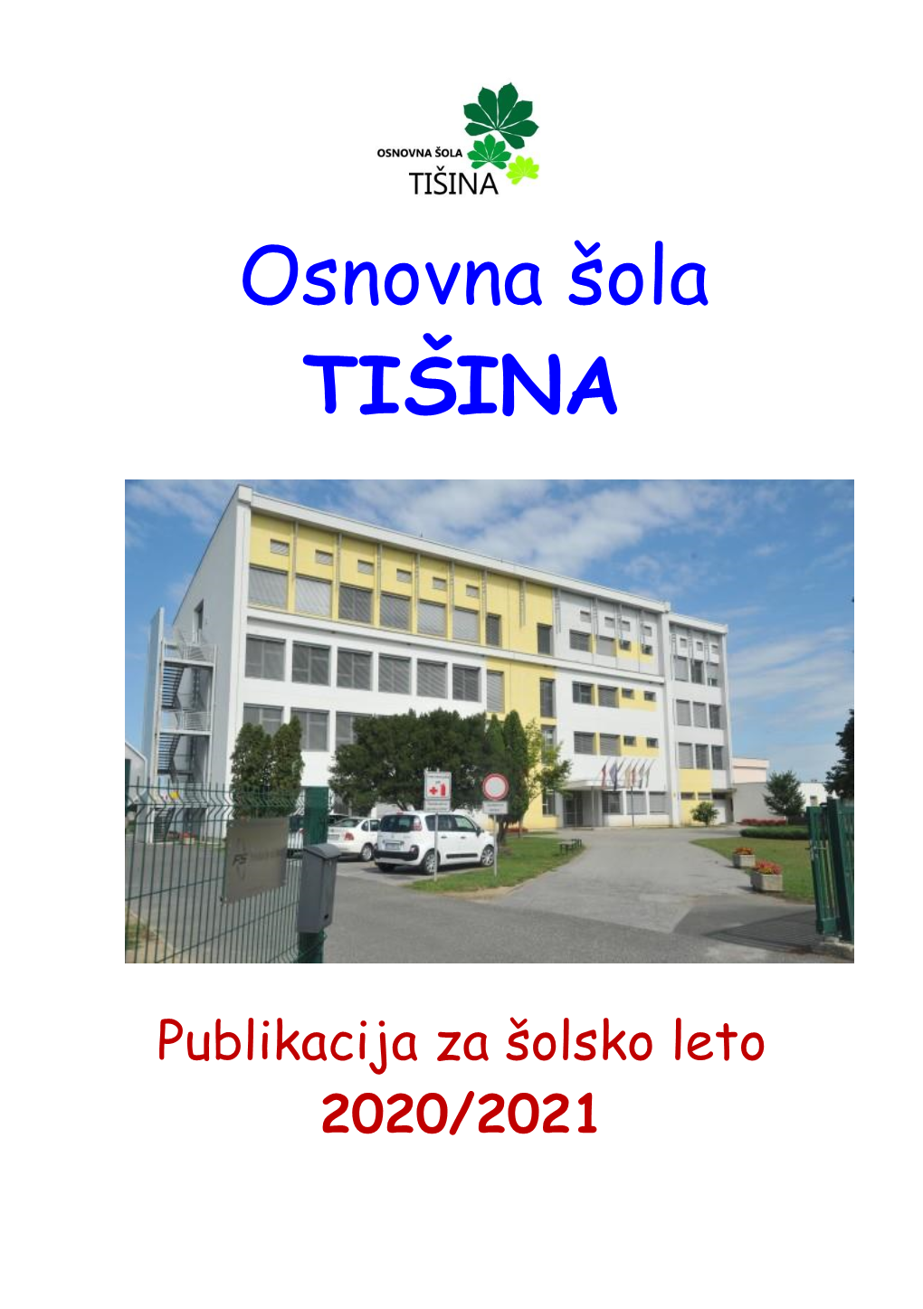 Publikacija Za Šolsko Leto 2020/2021