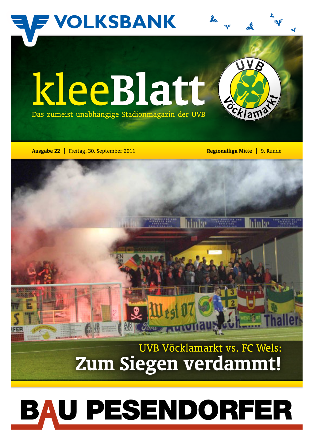 Kleeblatt Das Zumeist Unabhängige Stadionmagazin Der UVB