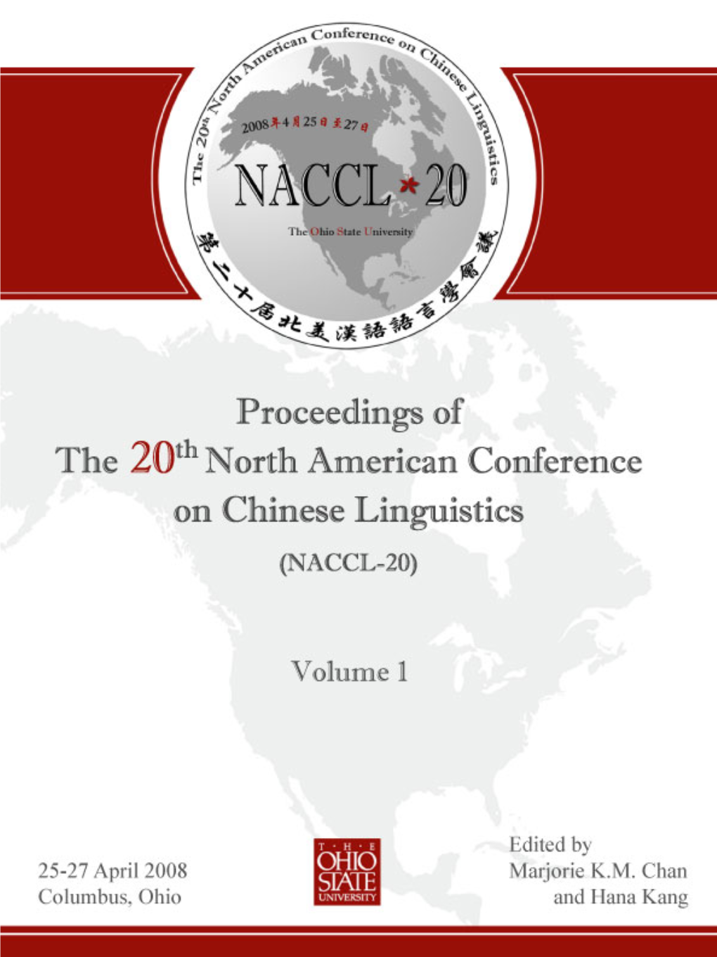 NACCL-20 Proceedings Volume 1