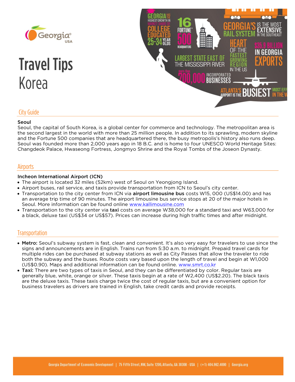 Travel Tips Korea