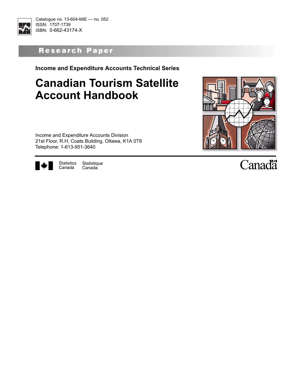 Canadian Tourism Satellite Account Handbook