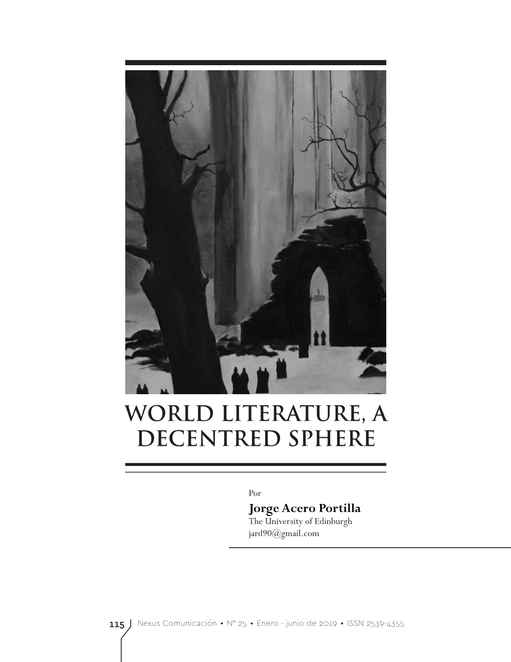 World Literature, a Decentred Sphere