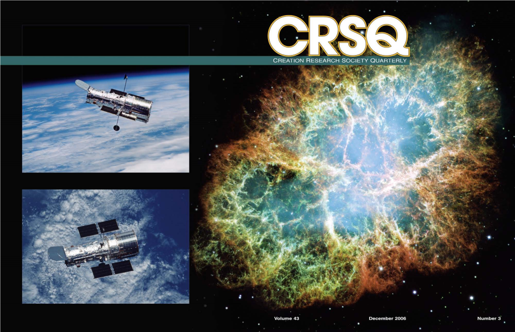 CRSQ 2006 Volume 43, Number 3.Pdf