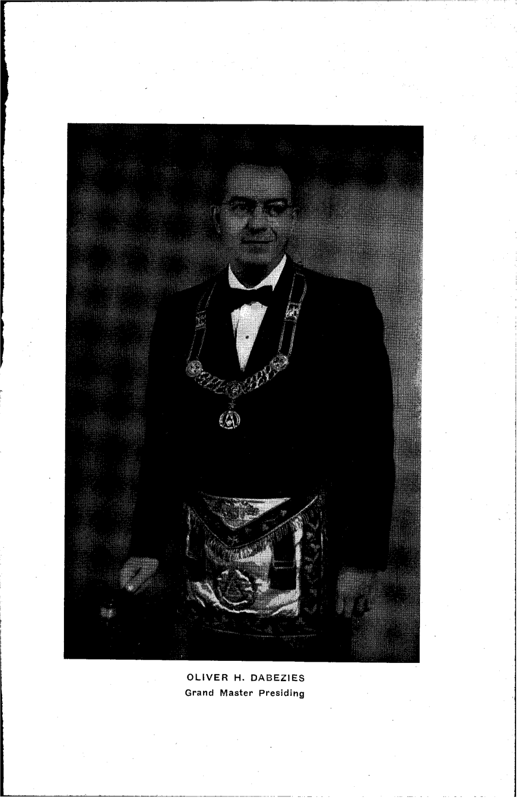 1953 OFFICERS of the Grand Lodge of the STATE of LOUISIANA PEEB and ACCEPTED MASONS 1953