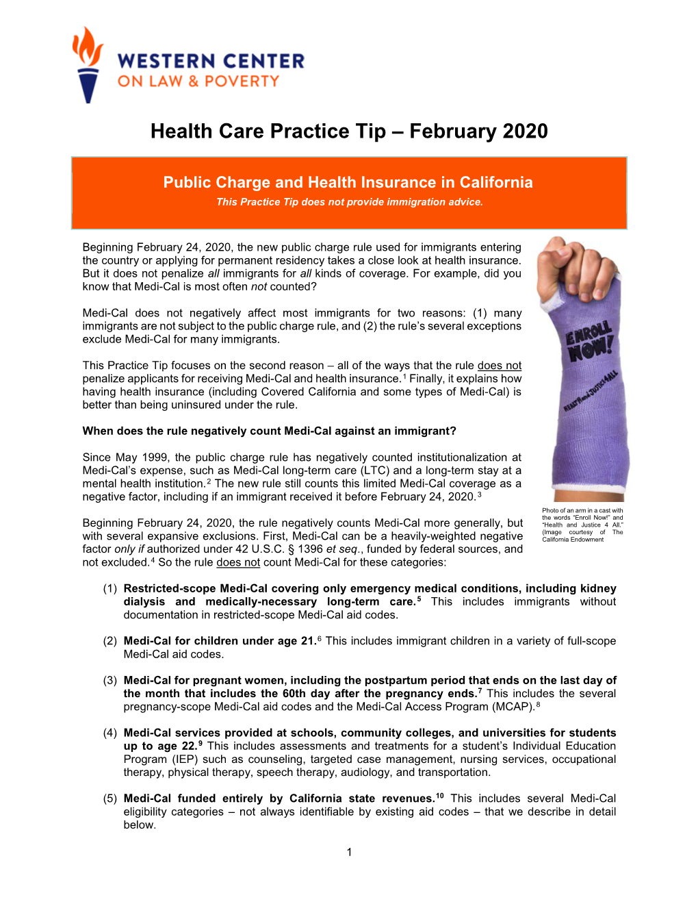 Health Care Practice Tip – February 2020