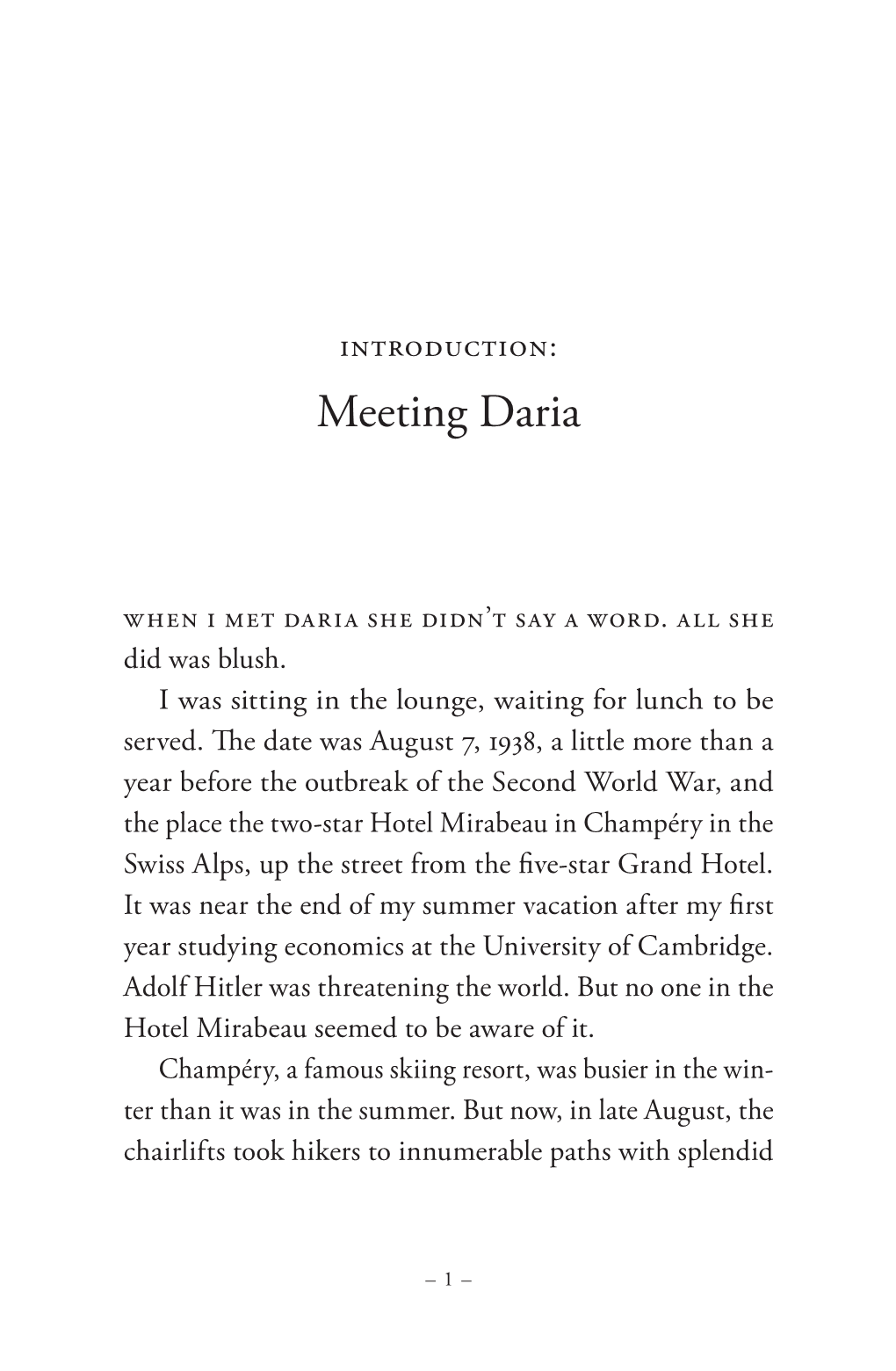 Meeting Daria