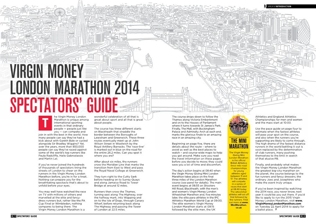 Spectators' GUIDE