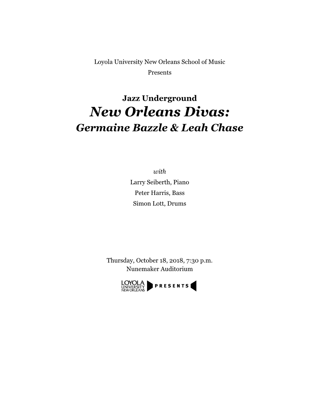 New Orleans Divas: Germaine Bazzle & Leah Chase