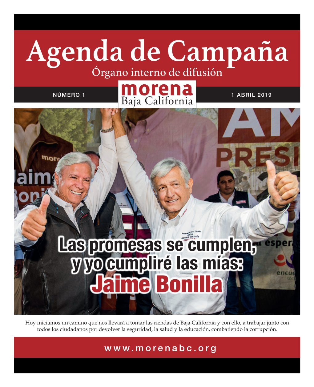 Agenda Campaña No 1