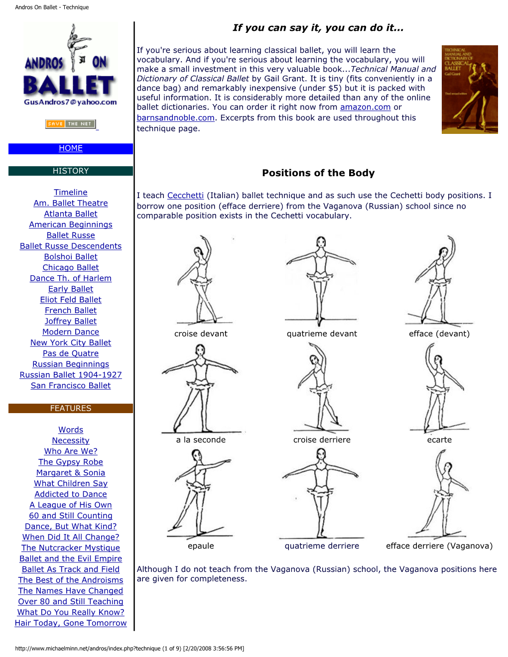 Ballet Positions