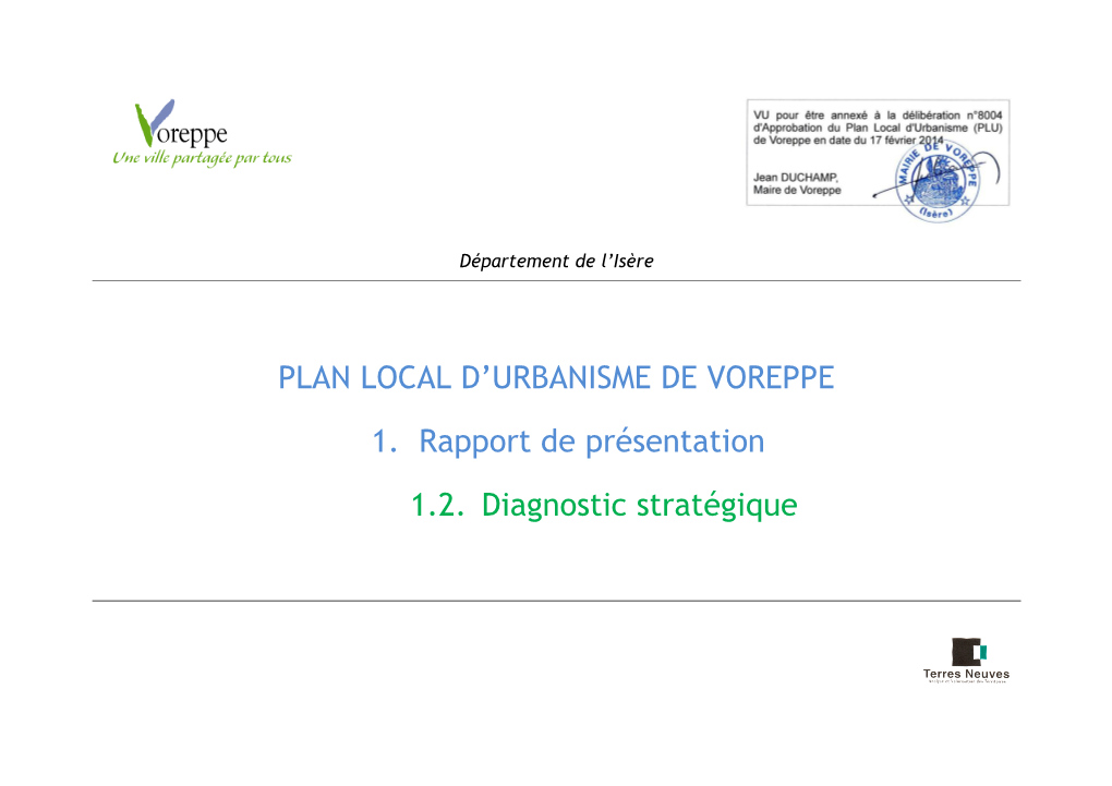 1.2. Diagnostique Stratégique