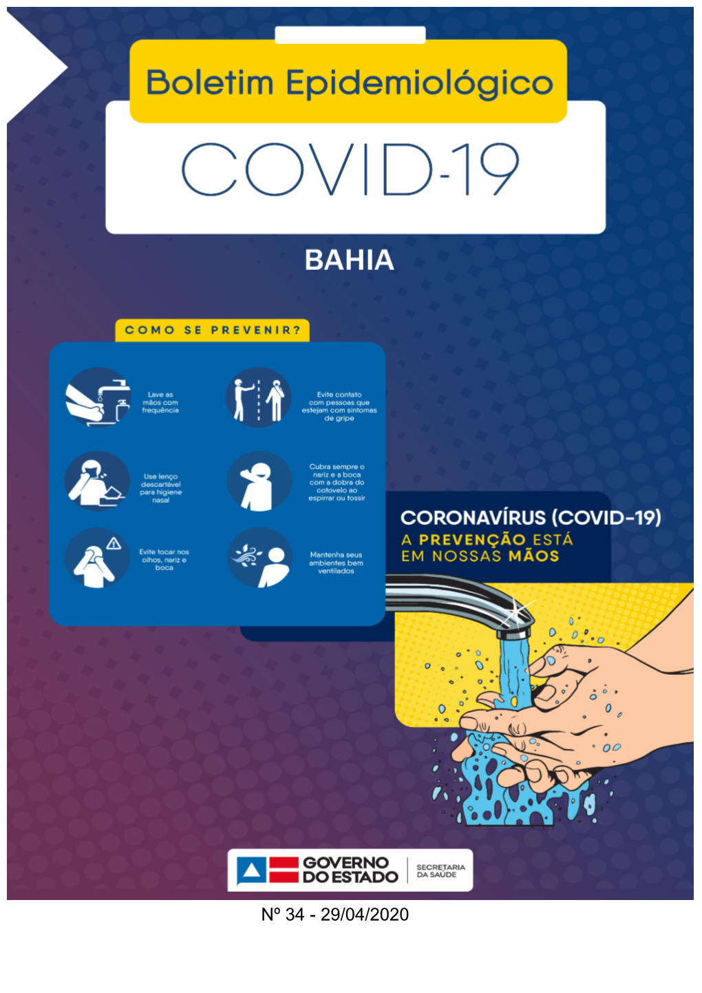 Boletim Epidemiológico – COVID-19 – 29.04.2020