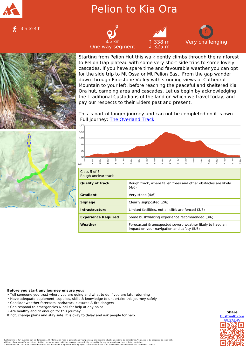 Pelion to Kia Ora