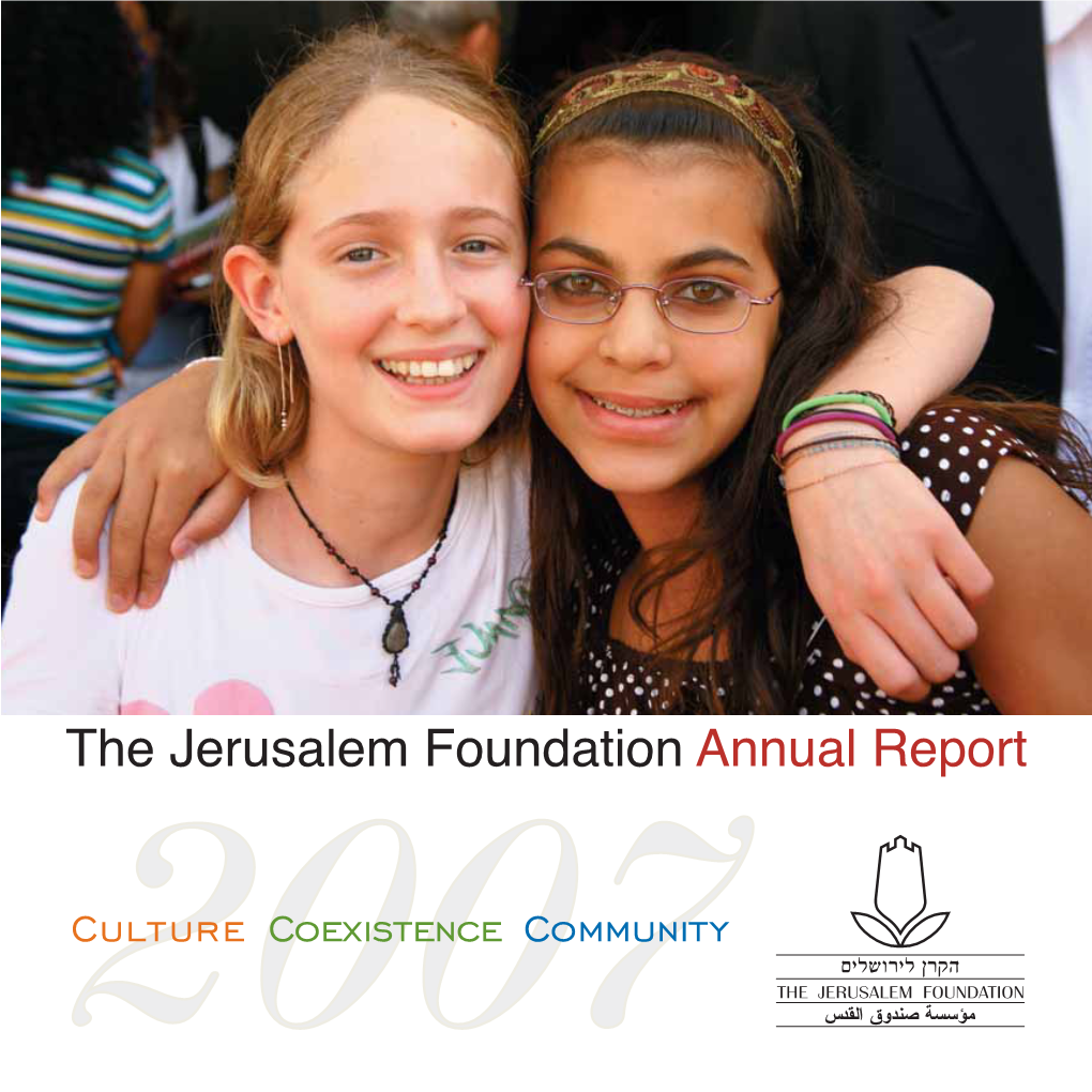 Annual Report 2007 from the President