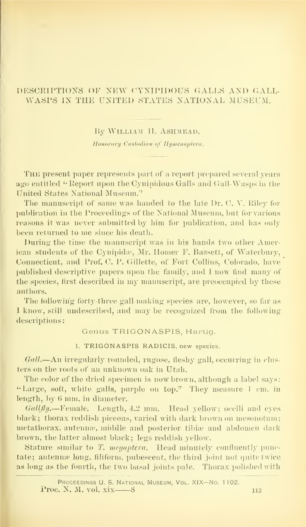 Proceedings of the United States National Museum